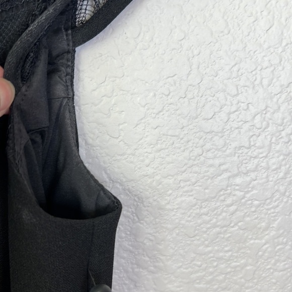 Adriana Papell Blace Lace Cocktail Dress Size 6 - Picture 6 of 11